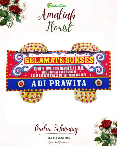 Papan Bunga Ucapan Selamat Ciateul